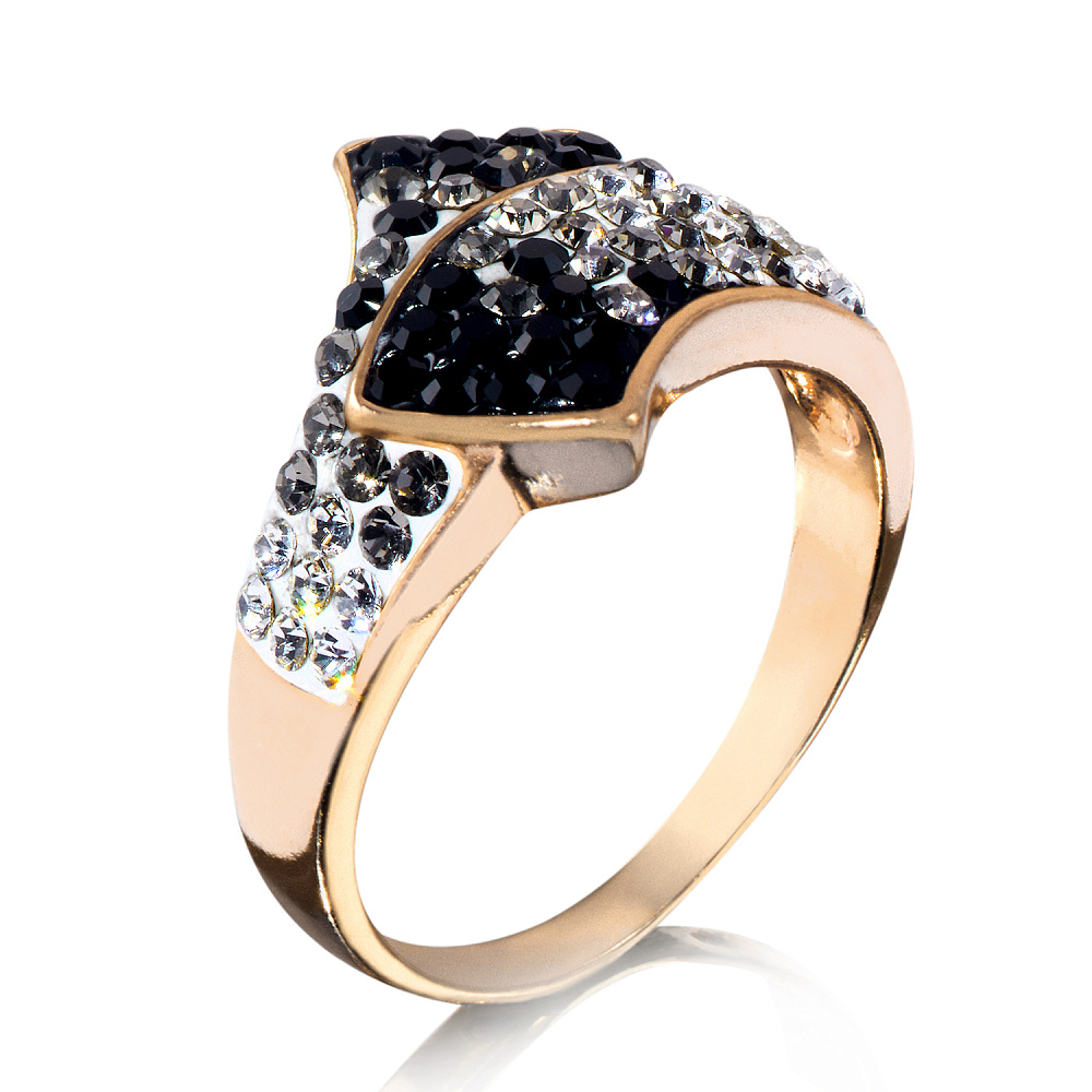 Кольцо с кристаллами Сваровски. Серебро 925*. Вес 4.6 гр. - интернет магазин Русь Велика я 