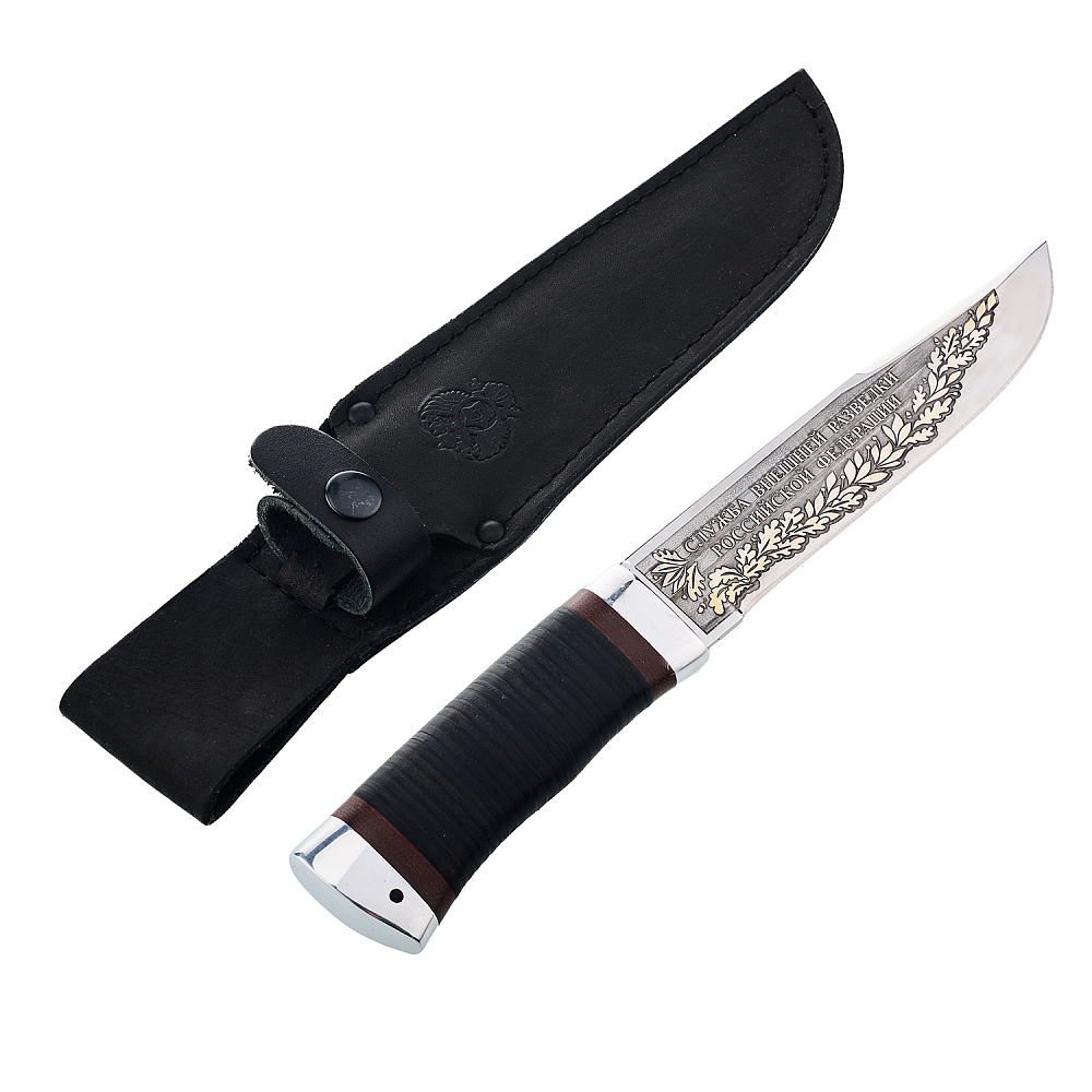 Нож сувенирный «Служба внешней разведки РФ». Златоуст - интернет магазин Русь Велика я 