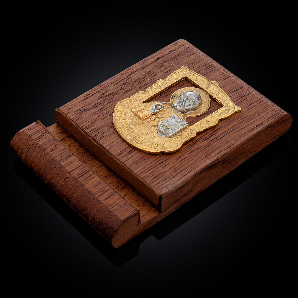 Подставка для телефона «Николай Чудотворец». Златоуст - интернет магазин Русь Велика я 