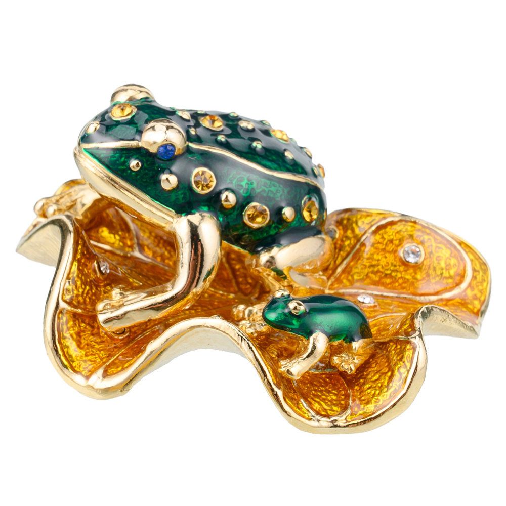 Статуэтка «Две лягушки». Традиции Фаберже - интернет магазин Русь Велика я 