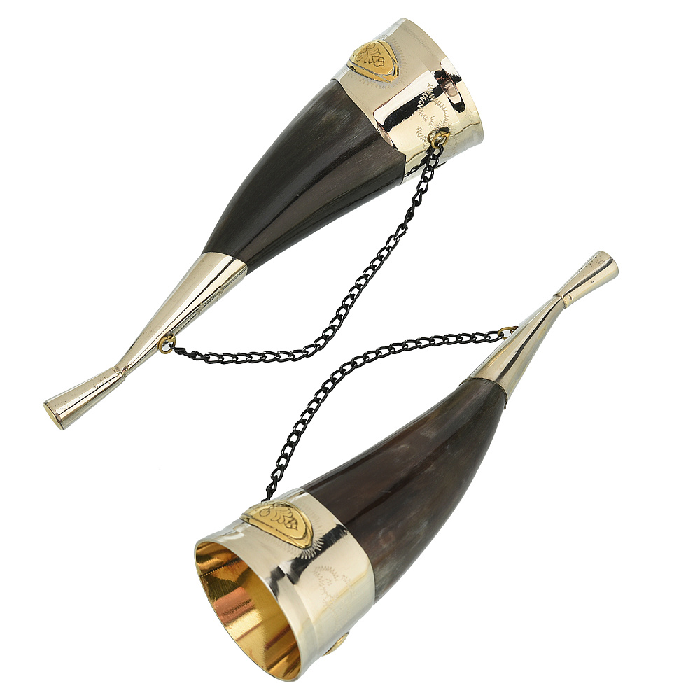 Подарочный набор с кинжалом и рожками для вина «Кубачи» - интернет магазин Русь Велика я фото 4