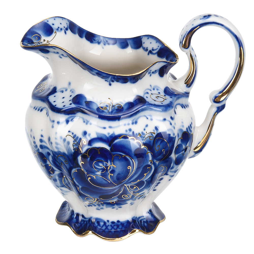 Чайный сервиз на 6 персон «Семейный». Гжель - интернет магазин Русь Велика я фото 3