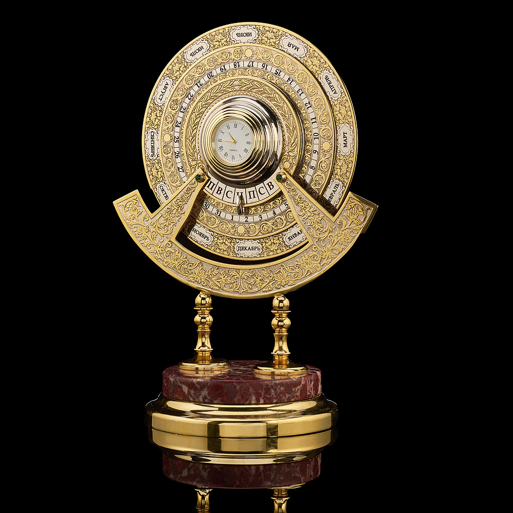 Часы настольные «Вечность». Златоуст - интернет магазин Русь Велика я фото 1