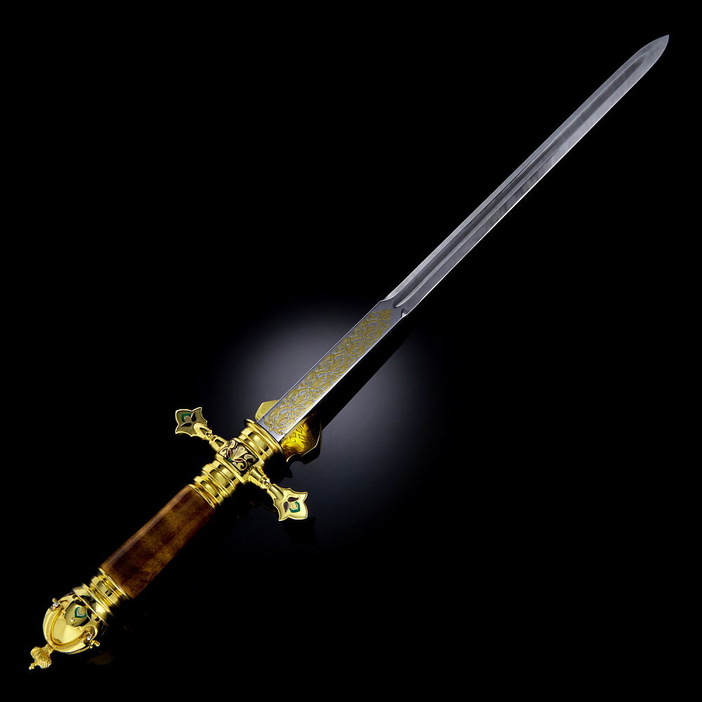 Кортик сувенирный «Царская охота». Златоуст - интернет магазин Русь Велика я фото 1