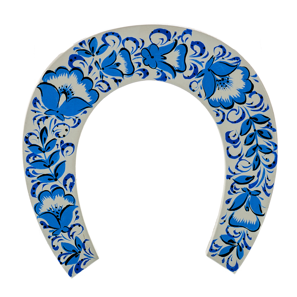 Подкова «На счастье». Хохлома - интернет магазин Русь Велика я 