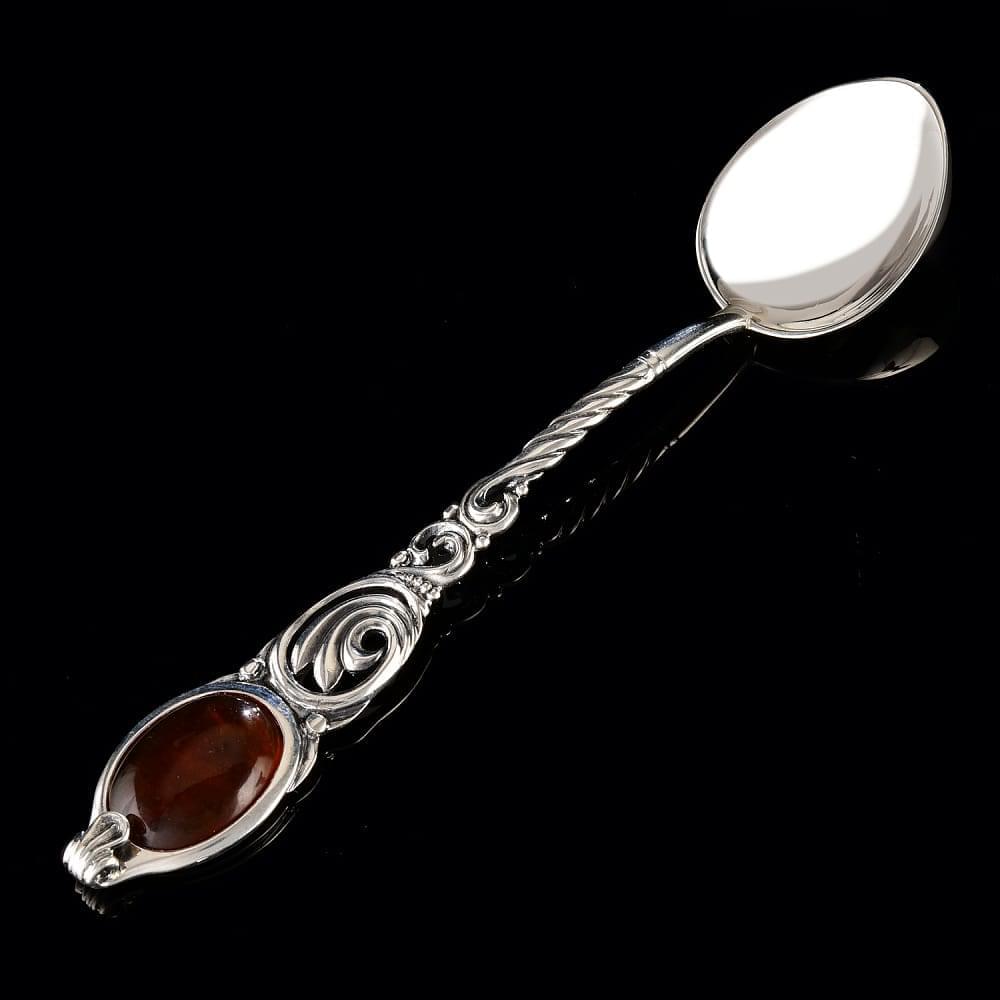 Чайная пара из янтаря «Виноград». Ювелирная бронза - интернет магазин Русь Велика я фото 6