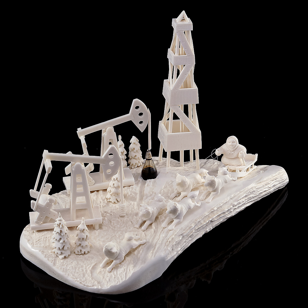 Скульптура из кости «По пути домой» - интернет магазин Русь Велика я фото 1