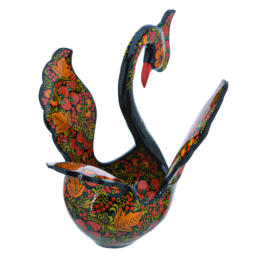 Братина «Лебедь». Хохлома - интернет магазин Русь Велика я фото 3