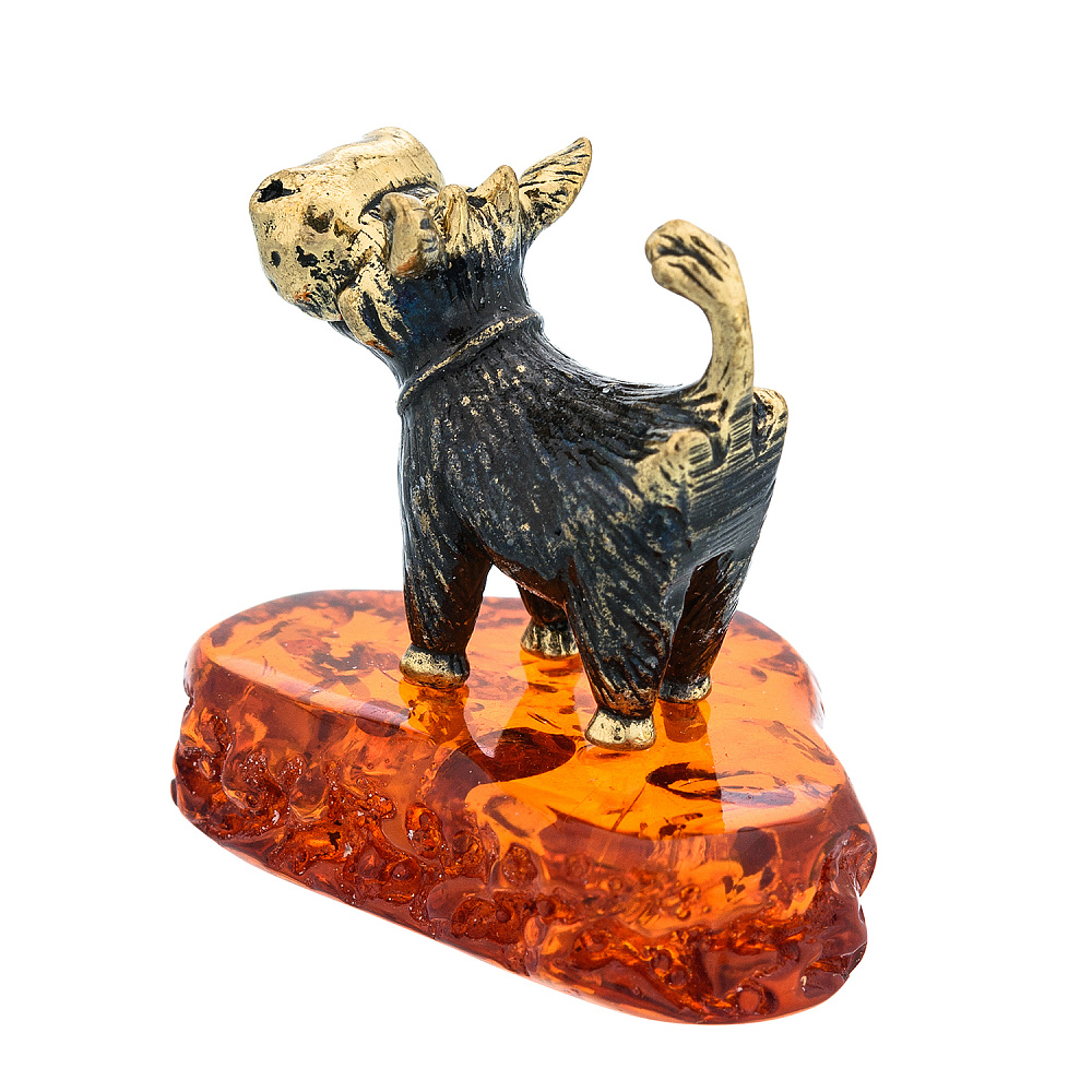 Статуэтка с янтарем «Бычок Милаха» - интернет магазин Русь Велика я фото 3