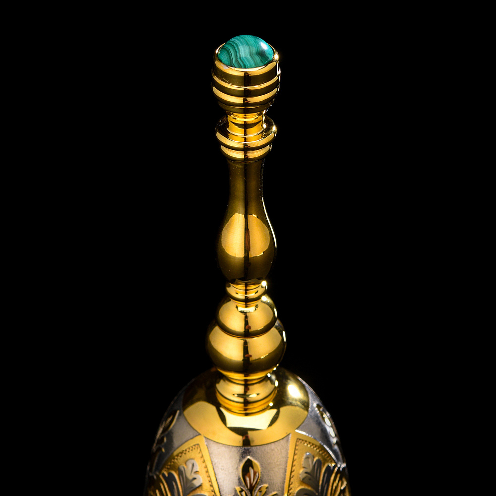 Колокольчик «Малахит». Златоуст - интернет магазин Русь Велика я фото 1