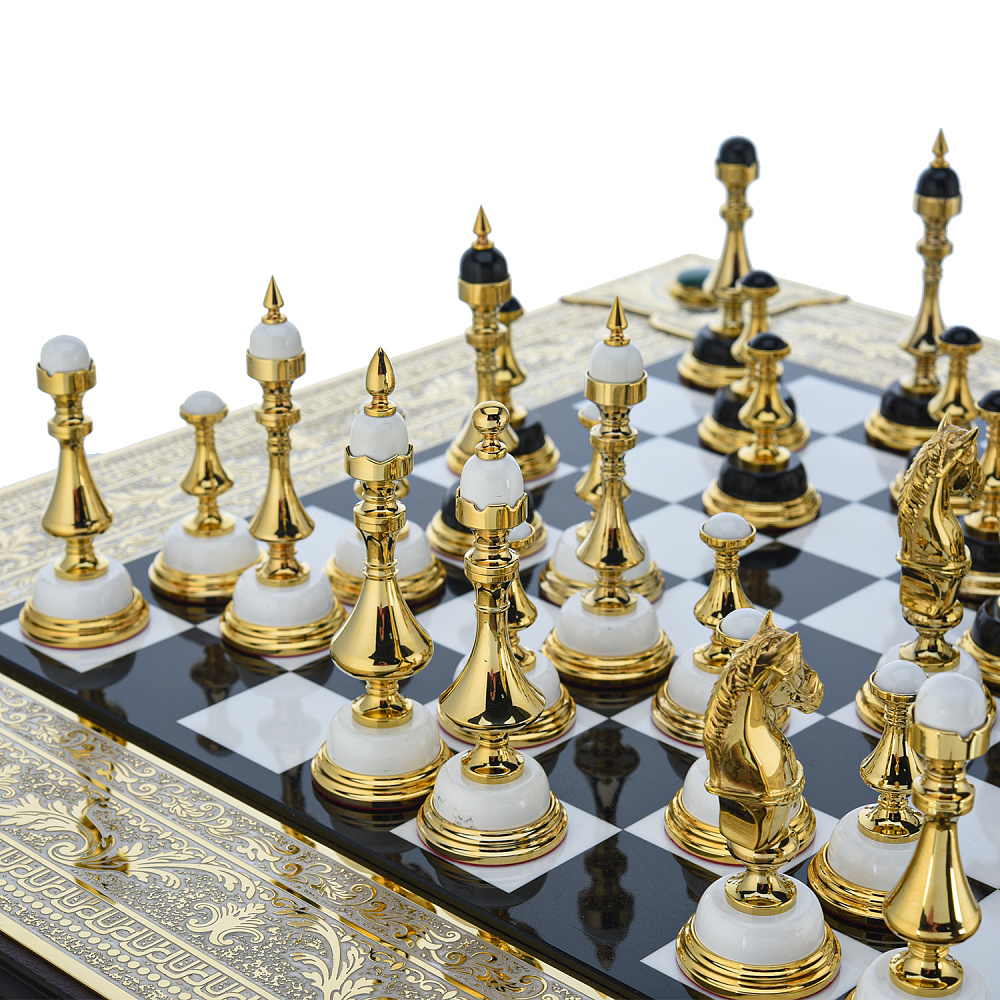 Шахматный ларец «Баталия» 53х53 см. Златоуст - интернет магазин Русь Велика я фото 9