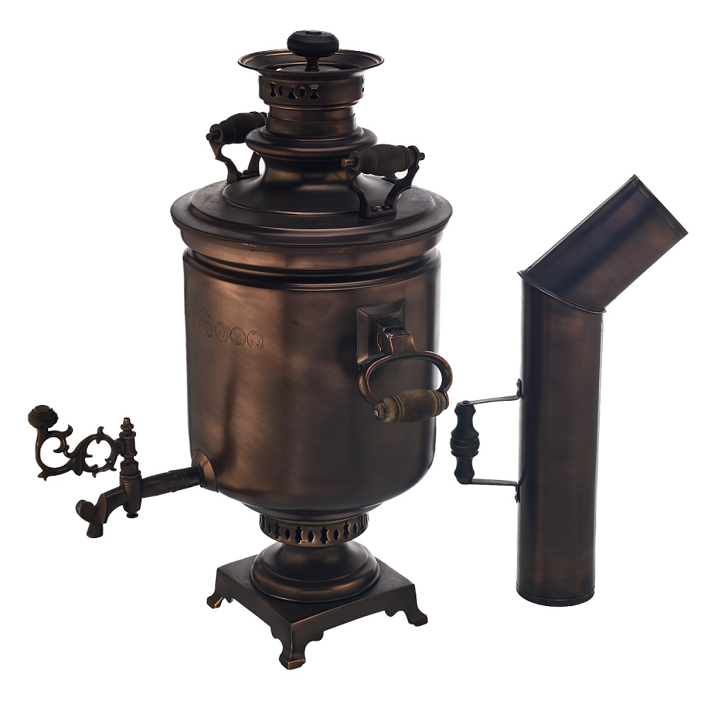 Самовар жаровой 11 л медальный. Клейма Баташева - интернет магазин Русь Велика я 