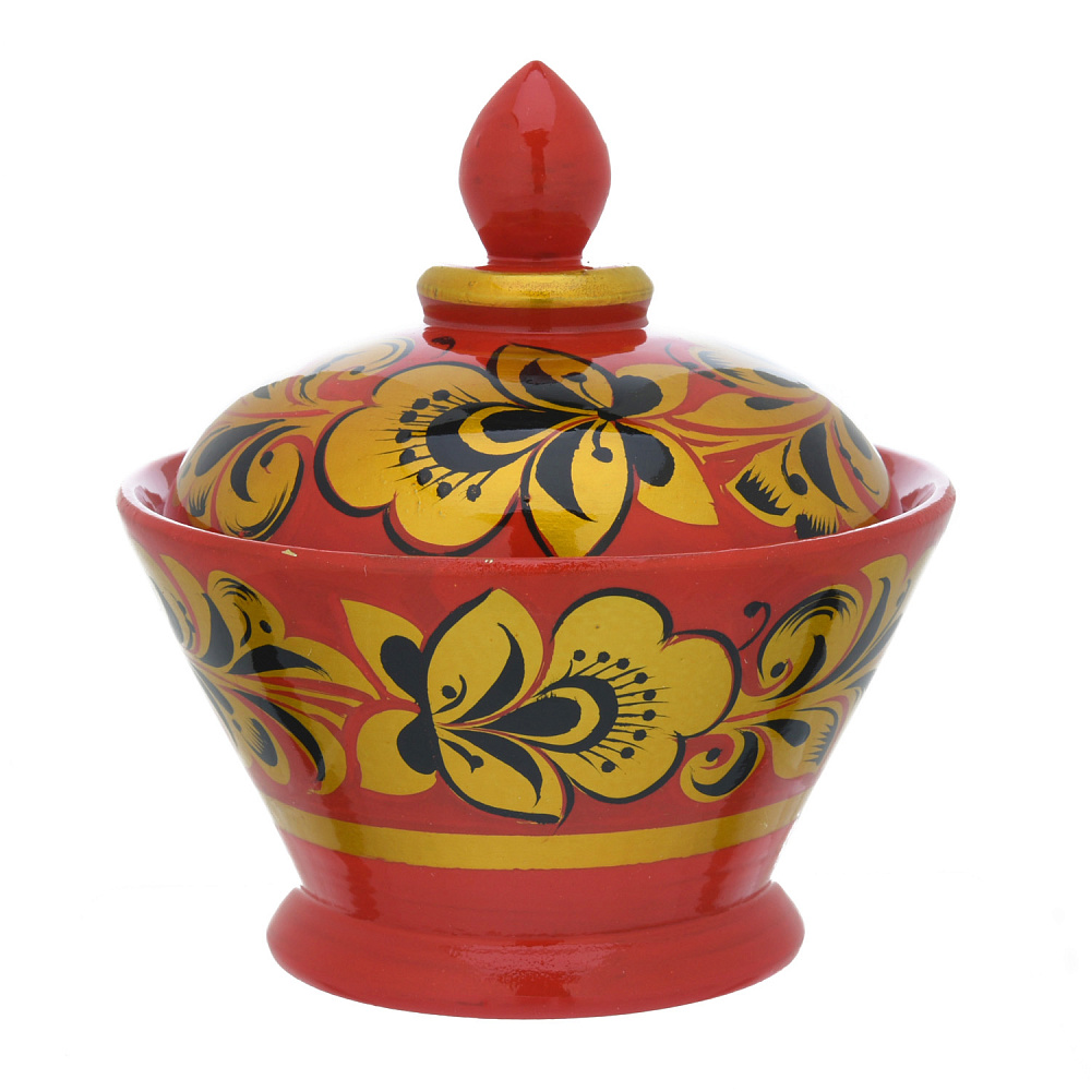 Солонка «Маринка». Хохлома - интернет магазин Русь Велика я 