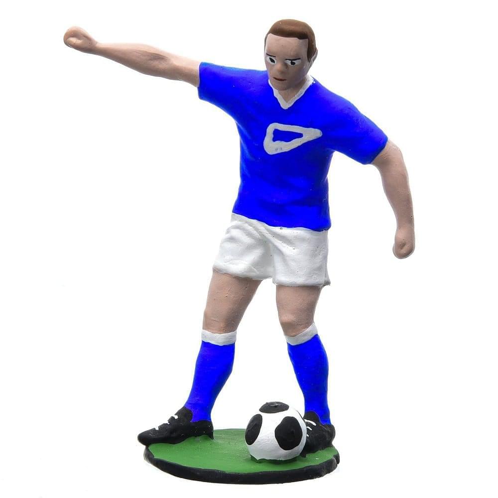 Оловянная миниатюра «Футбол» (цвет сине-белый) в шкатулке - интернет магазин Русь Велика я фото 2