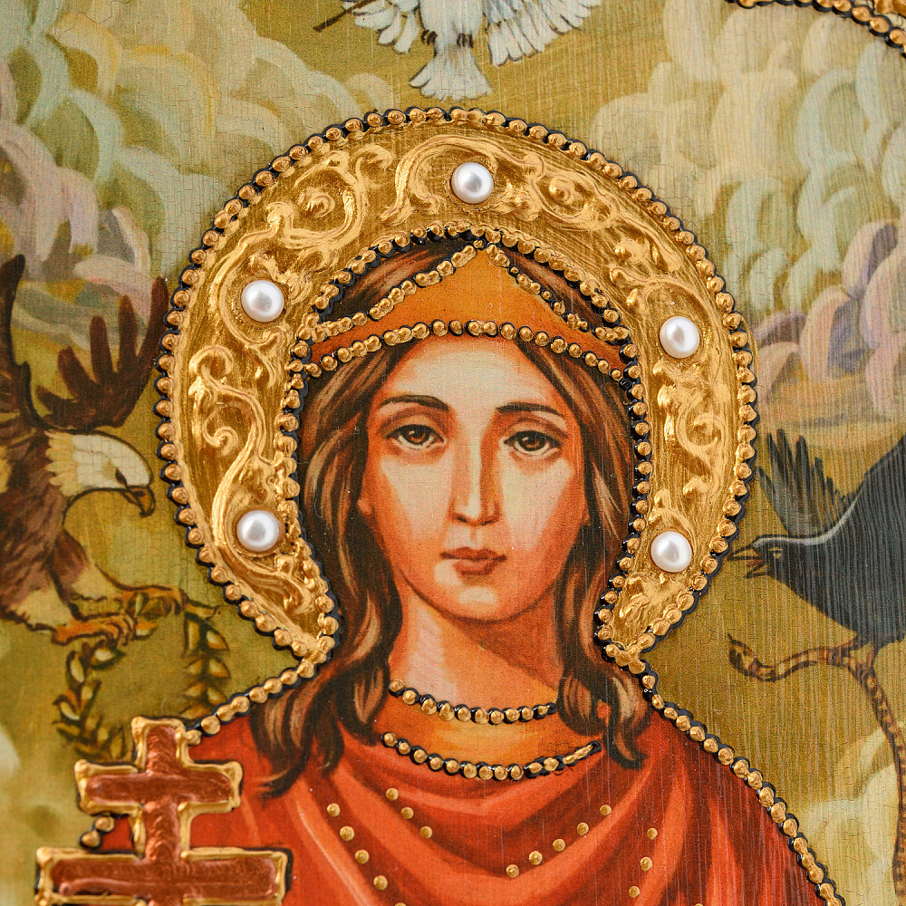 Икона «Святая Великомученица Ирина Македонская» 15х20 см - интернет магазин Русь Велика я фото 3