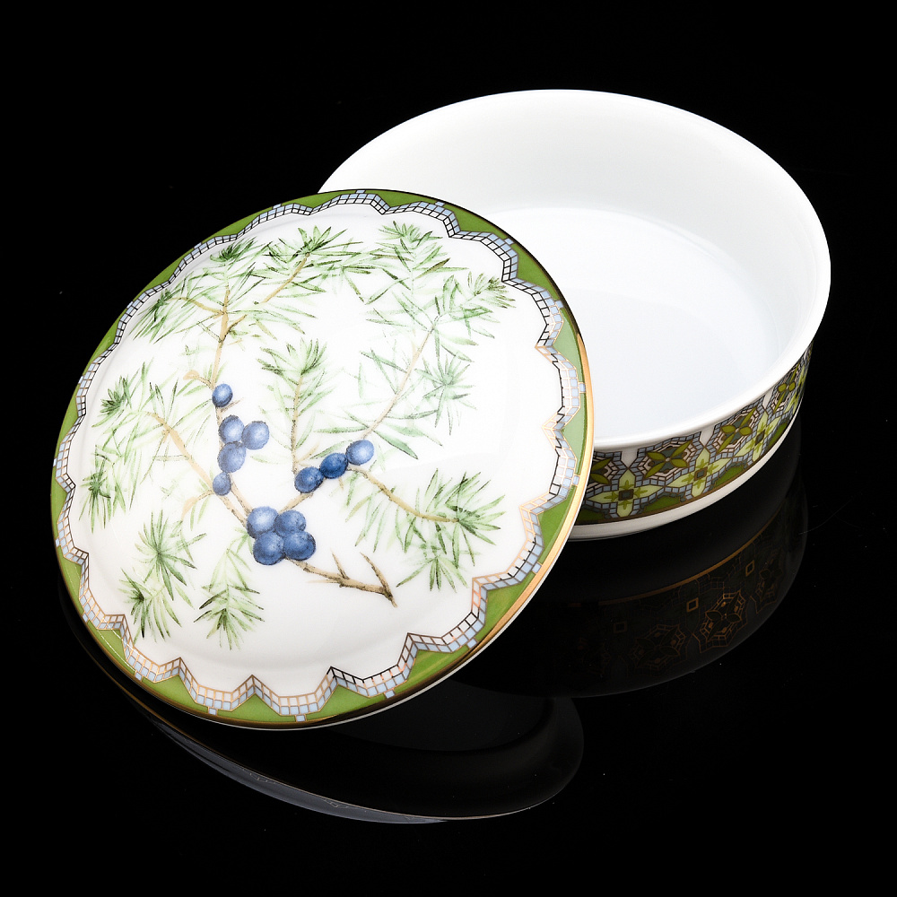 Туалетная коробочка «Можжевельник ароматный». Форма Круглая. ИФЗ - интернет магазин Русь Велика я фото 1