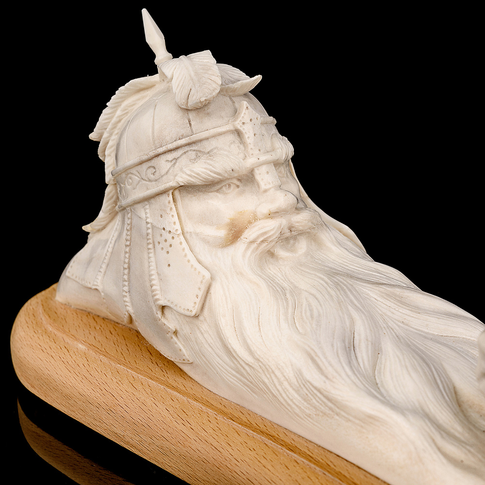 Скульптура из кости «Бой Руслана с головой» - интернет магазин Русь Велика я фото 2