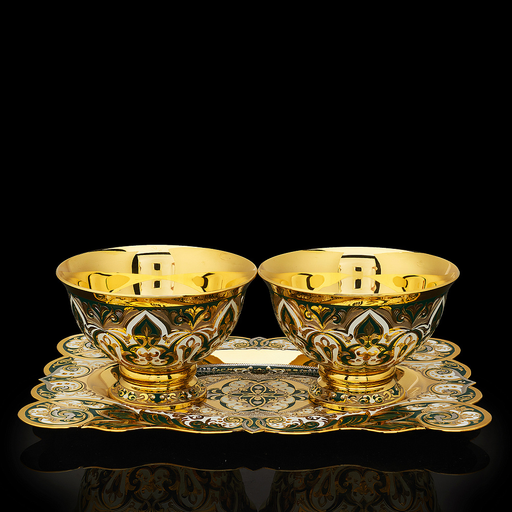 Питейный набор на 2 персоны «Восток». Златоуст - интернет магазин Русь Велика я фото 1