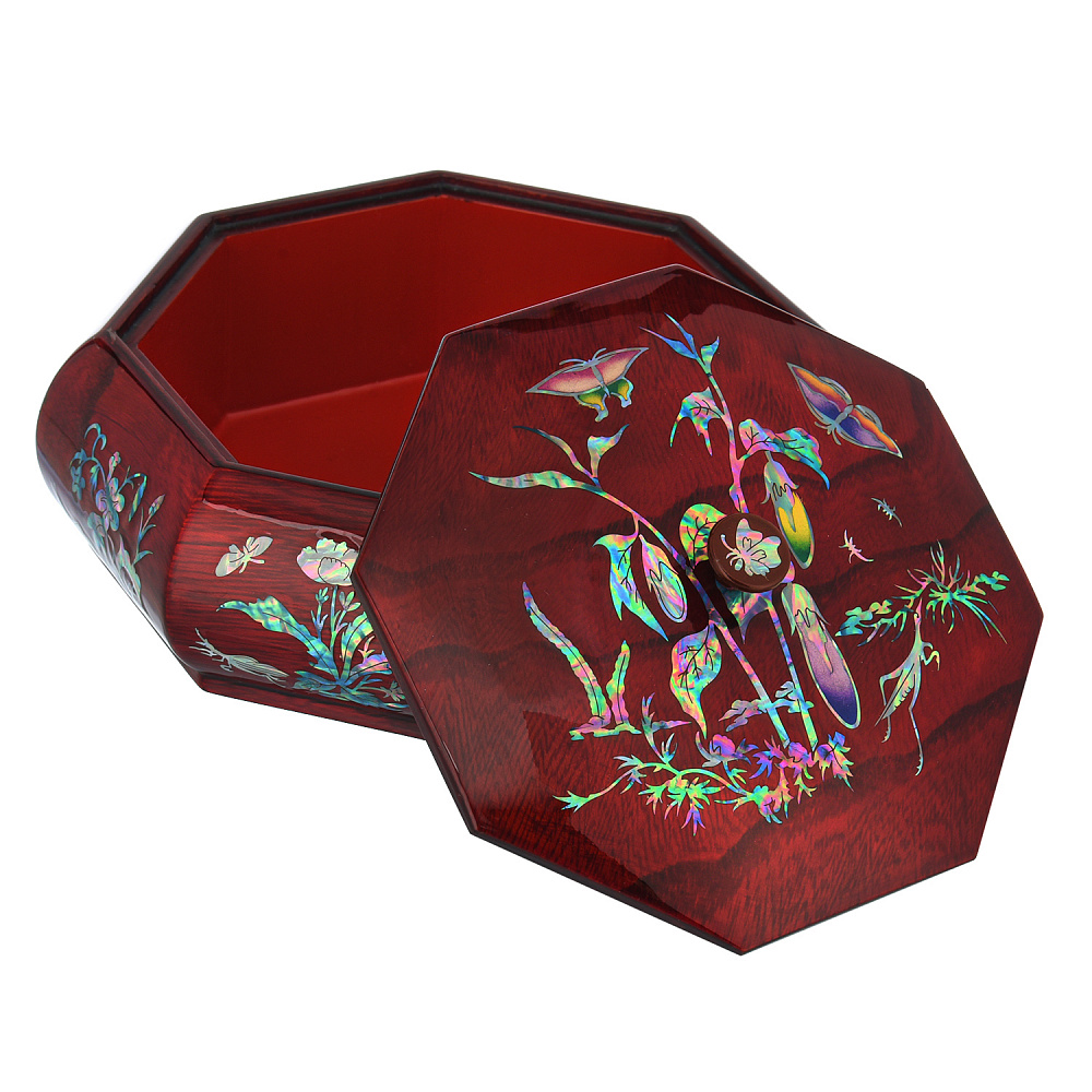 Шкатулка с перламутром «Лето. Баклажаны» - интернет магазин Русь Велика я фото 1