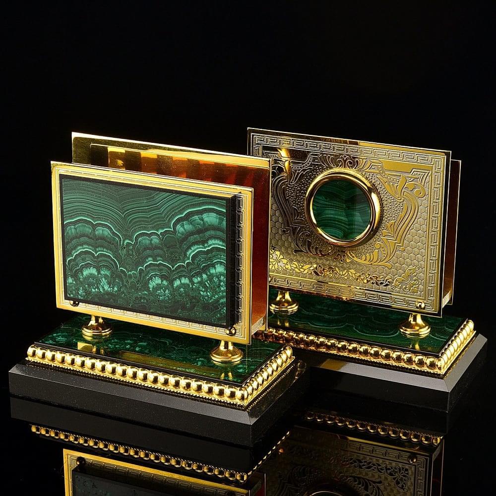 Настольный набор для руководителя «Лев» Златоуст - интернет магазин Русь Велика я фото 1