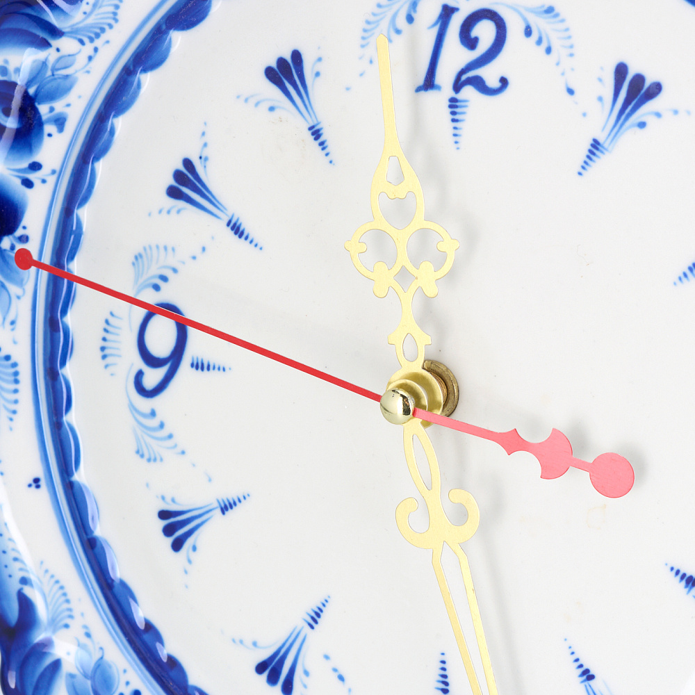 Часы настенные «Звезда». Гжель - интернет магазин Русь Велика я фото 5