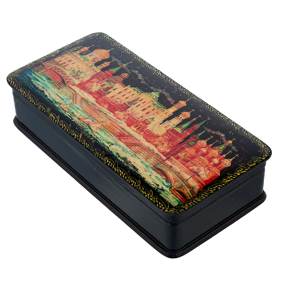 Шкатулка из папье-маше «Москва. Кремль» - интернет магазин Русь Велика я фото 1