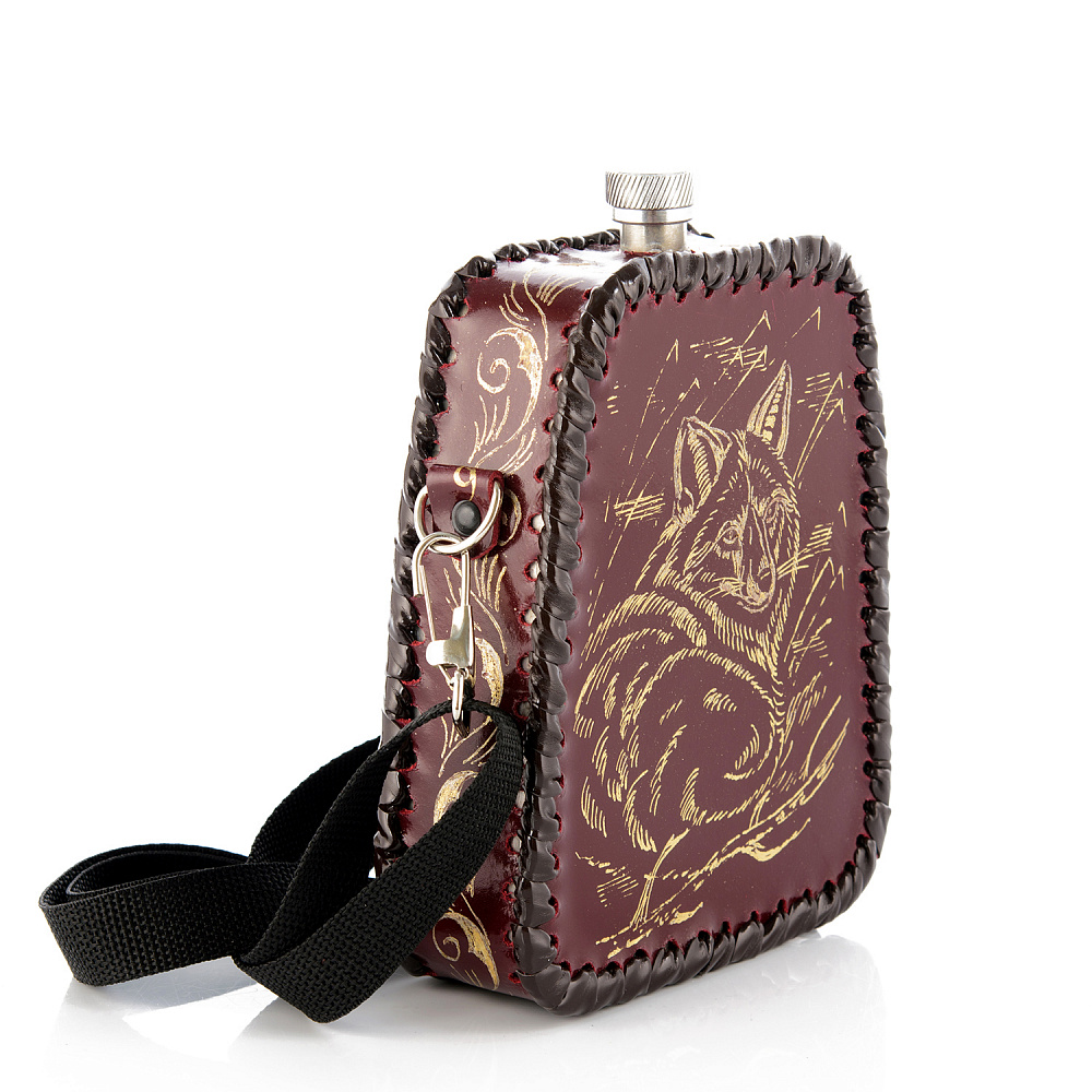 Фляга походная 0,7л в чехле - интернет магазин Русь Велика я фото 1