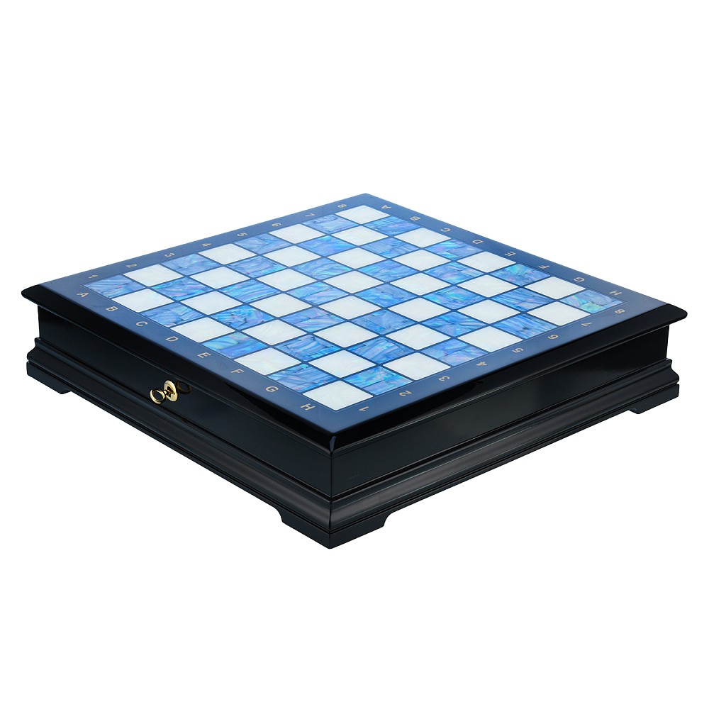 Шахматы с перламутром и фигурами из кости 45х45 см - интернет магазин Русь Велика я фото 7