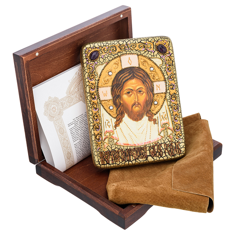 Икона «Спас Нерукотворный» 15х20 см - интернет магазин Русь Велика я фото 1