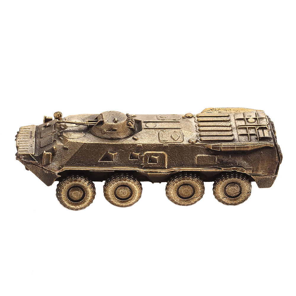 Скульптура «БТР 80» из бронзы. Масштаб 1:100 - интернет магазин Русь Велика я фото 1
