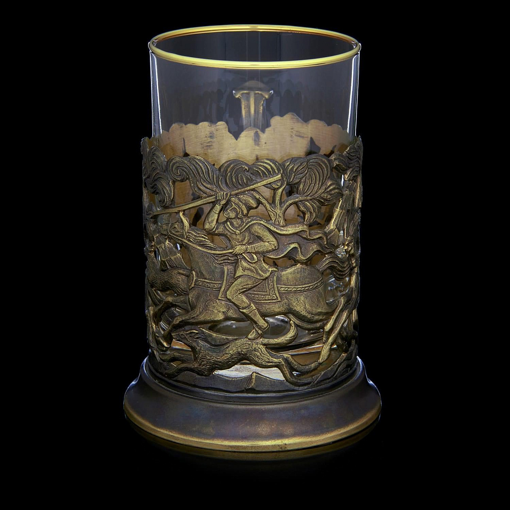 Подстаканник «Охота на лань» - интернет магазин Русь Велика я 