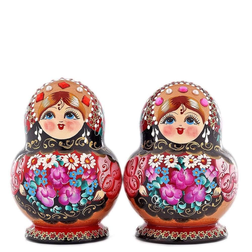 Матрешка цветы картинки