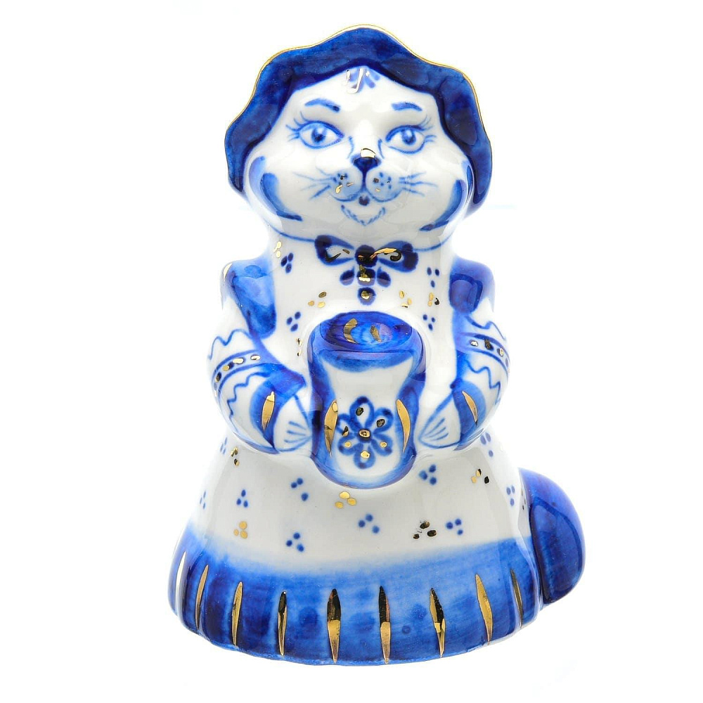 Набор для специй «Кошкин дом» Гжель - интернет магазин Русь Велика я фото 3