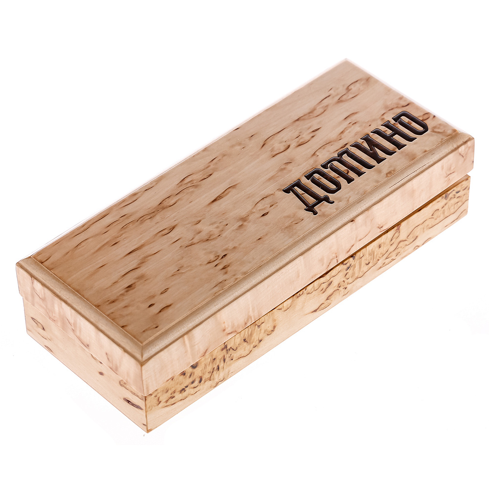 Домино из карельской березы - интернет магазин Русь Велика я 