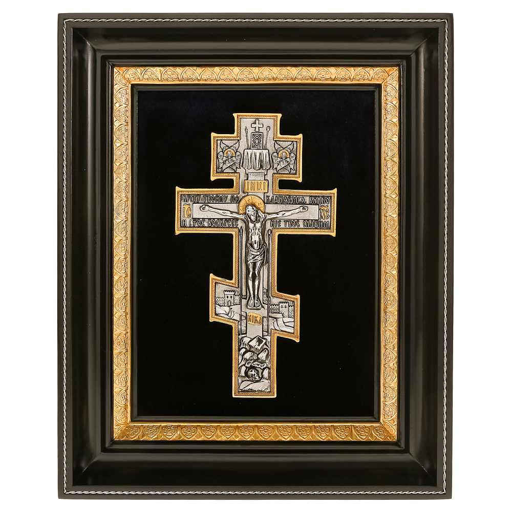 Панно «Крест» 31х26 см - интернет магазин Русь Велика я 