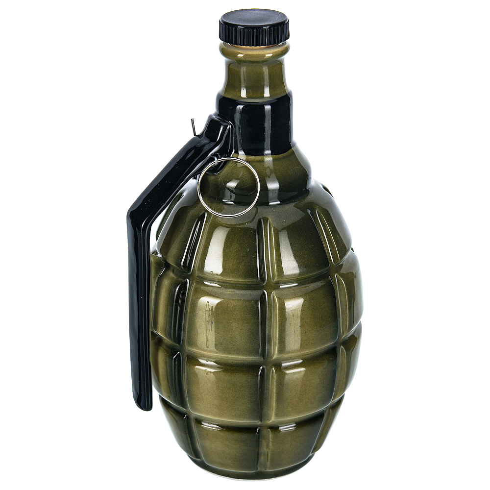 Штоф фарфоровый 300 мл «Граната». Гжель в цвете - интернет магазин Русь Велика я фото 3