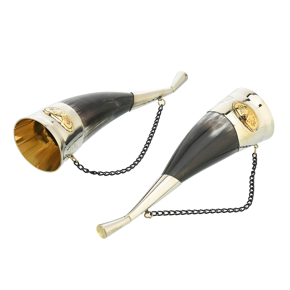 Подарочный набор с кинжалом и рожками для вина - интернет магазин Русь Велика я фото 5