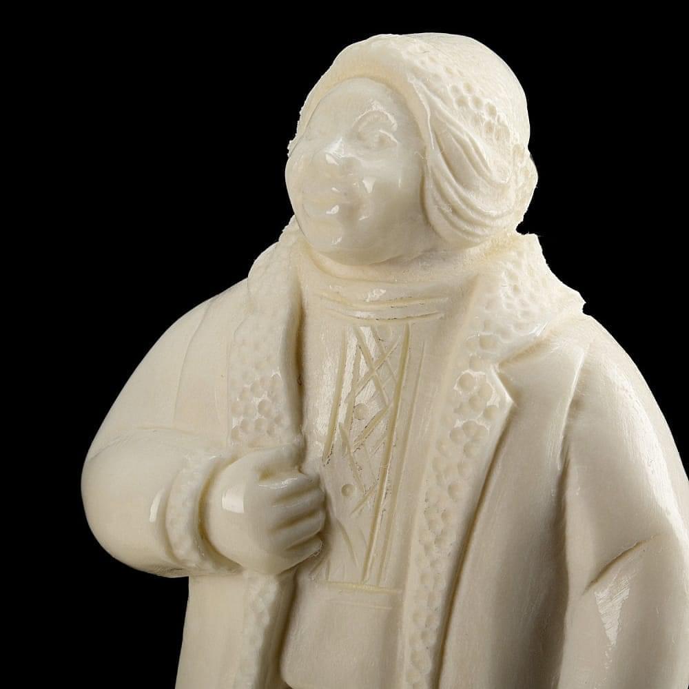 Скульптура «По воду». Рог лося - интернет магазин Русь Велика я фото 3