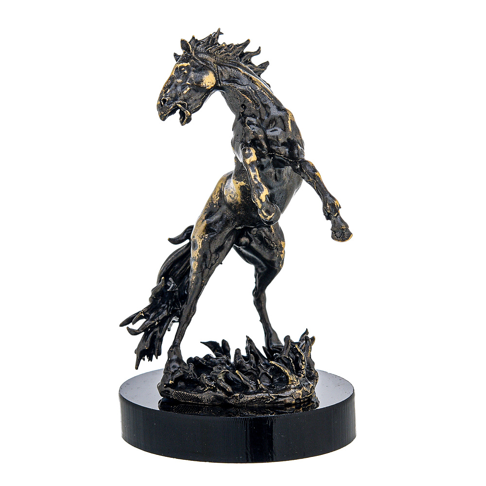 Лошадь Символ 2026 года. Статуэтка «Вздыбленный конь» - интернет магазин Русь Велика я фото 1