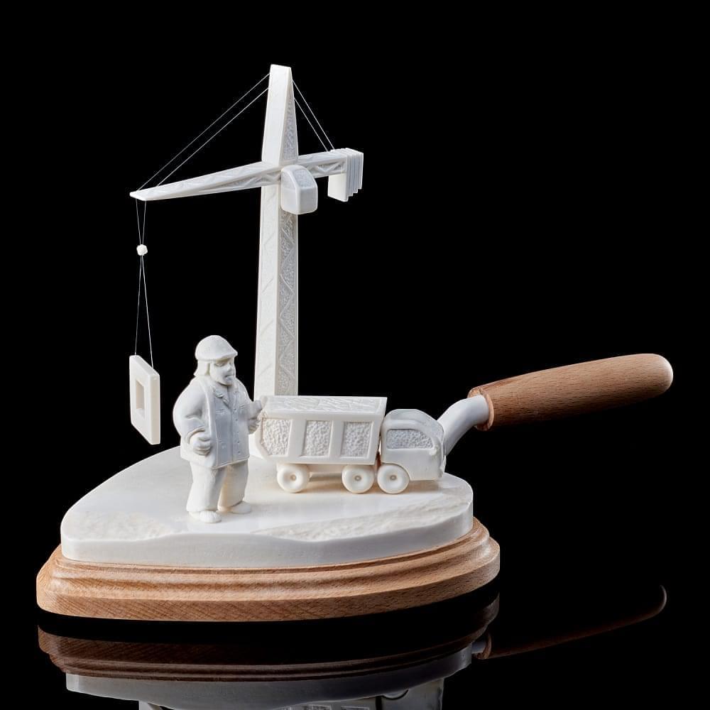 Композиция из рога лося «Строительный мастерок» - интернет магазин Русь Велика я фото 2