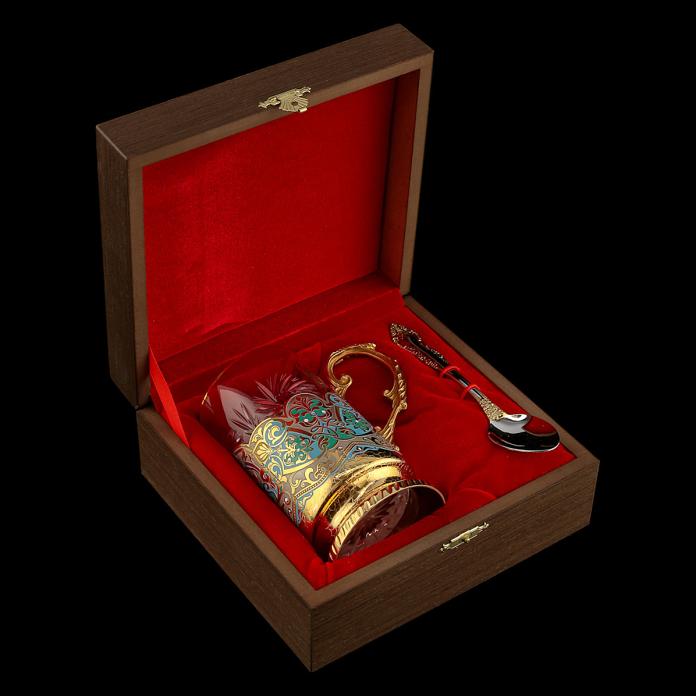 Подстаканник «Орнамент». Златоуст - интернет магазин Русь Велика я фото 3