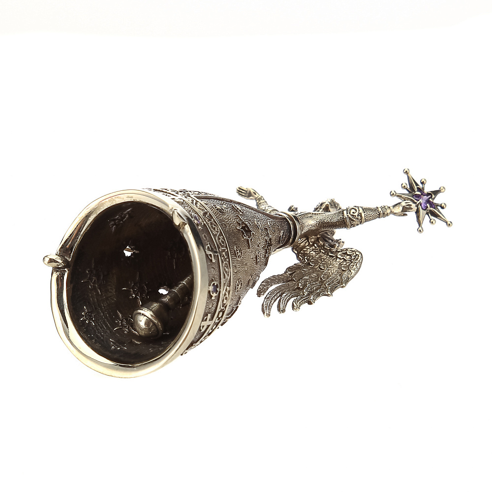 Бронзовый колокольчик «Звезда Рождества» - интернет магазин Русь Велика я фото 4