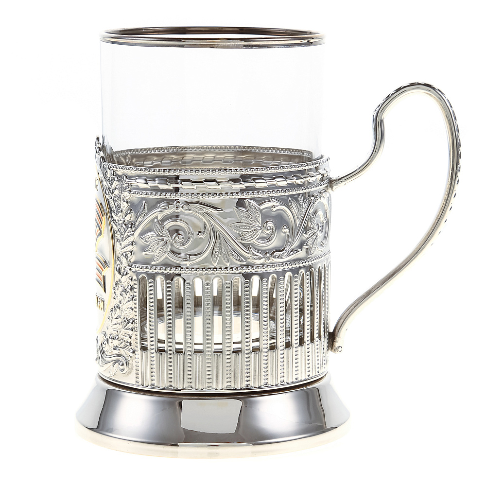 Подстаканник никелированный «Z» - интернет магазин Русь Велика я фото 2