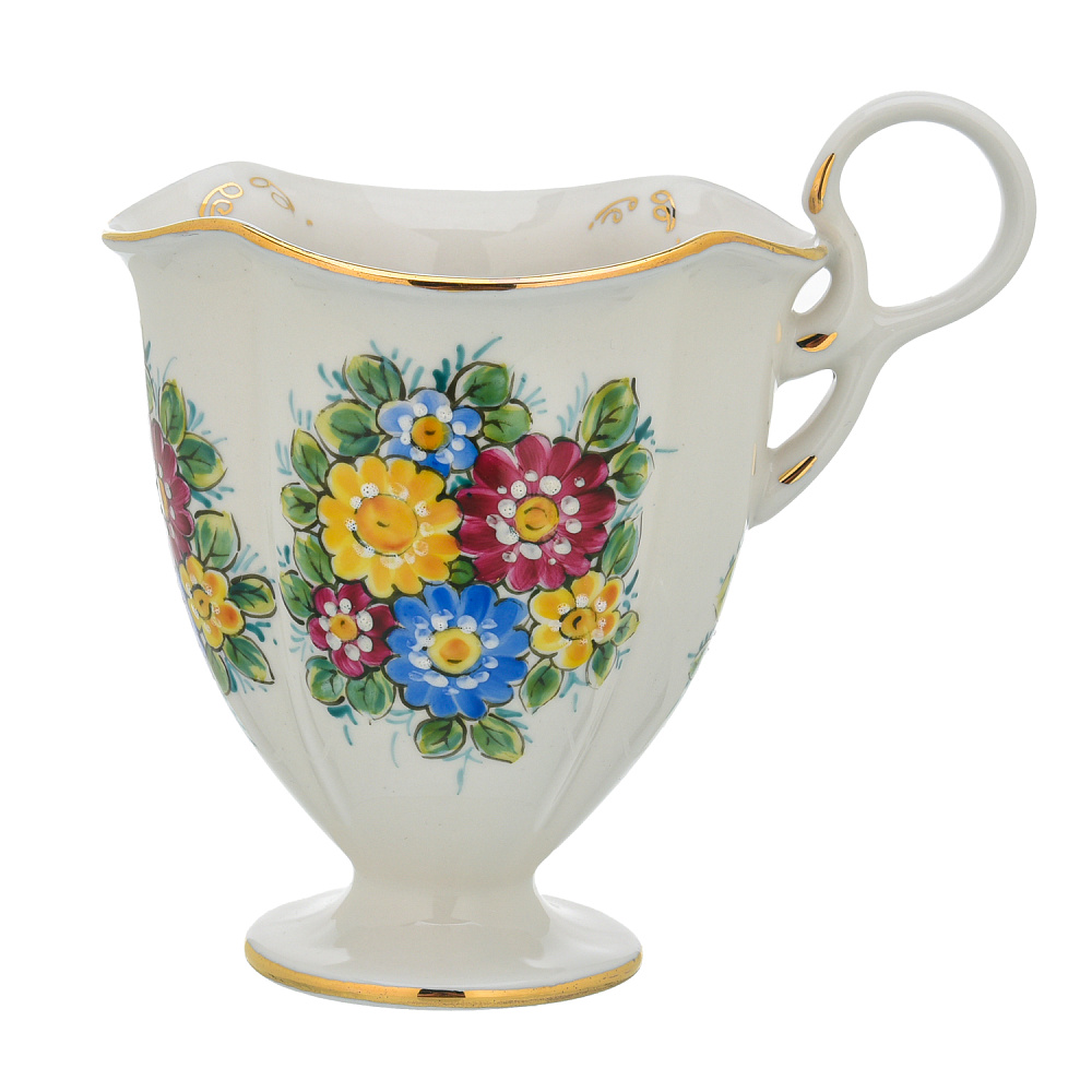 Чайный бокал «Радость». Гжель в цвете - интернет магазин Русь Велика я 