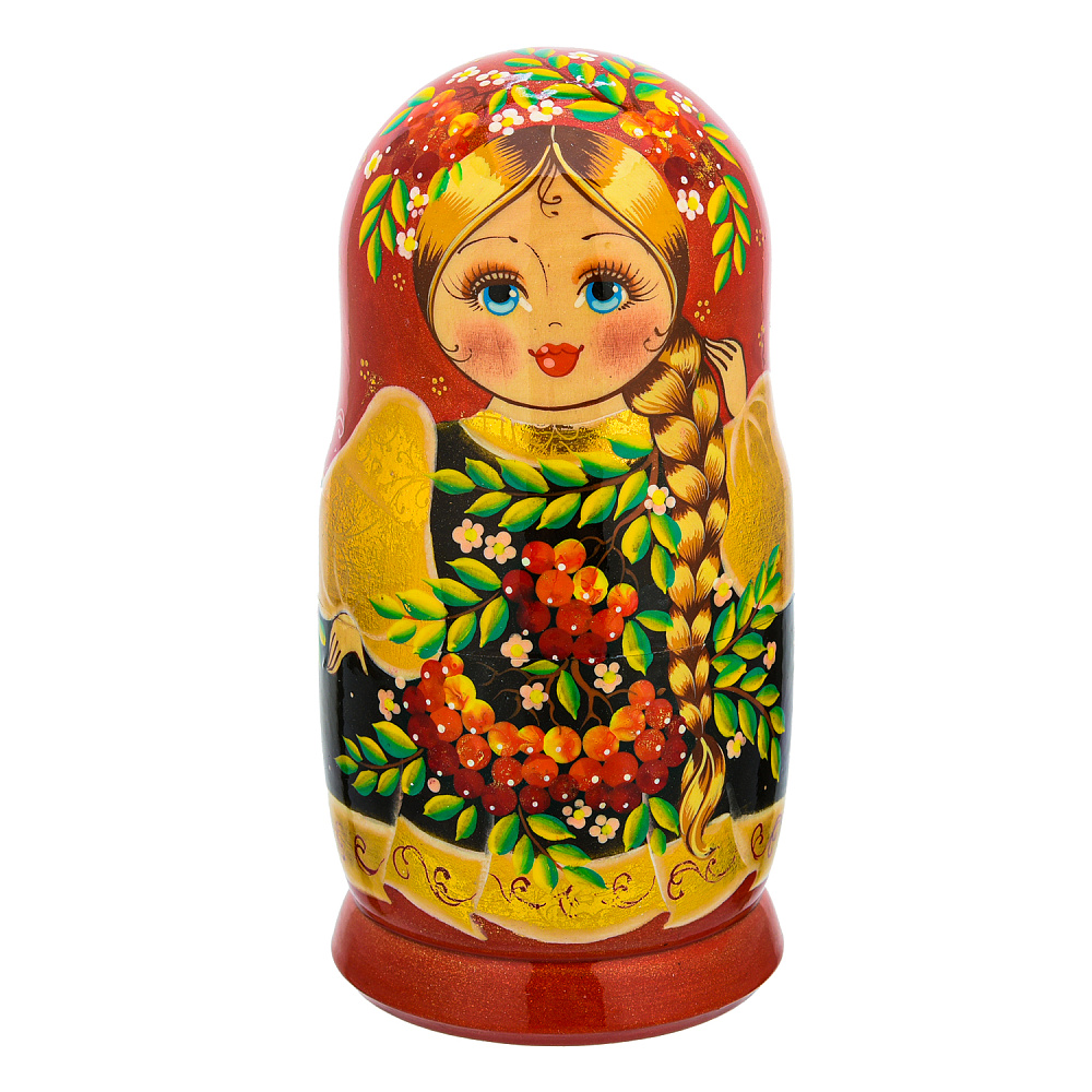 Матрешка «Рябинка» 5 мест - интернет магазин Русь Велика я фото 1
