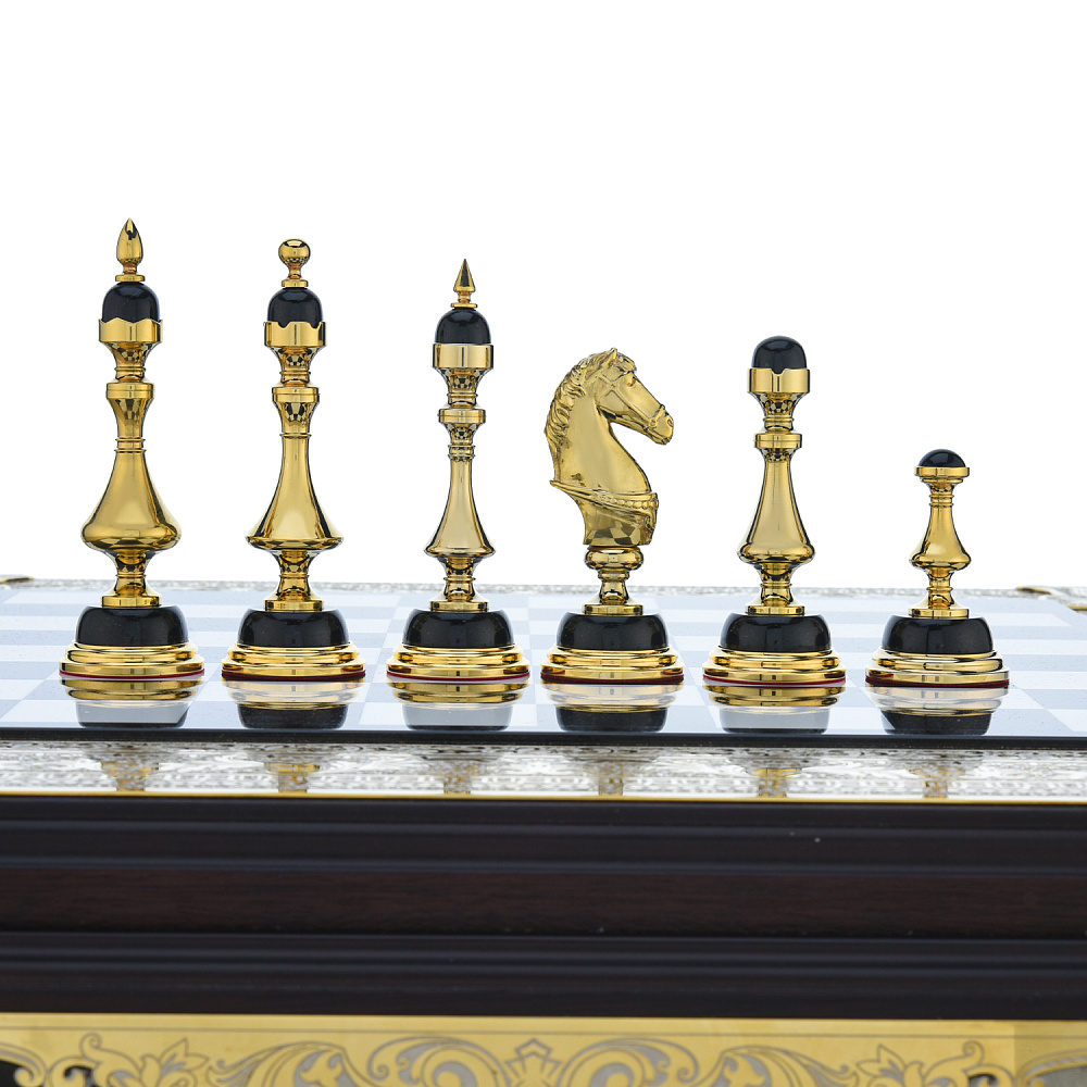 Шахматный ларец «Баталия» 53х53 см. Златоуст - интернет магазин Русь Велика я фото 3