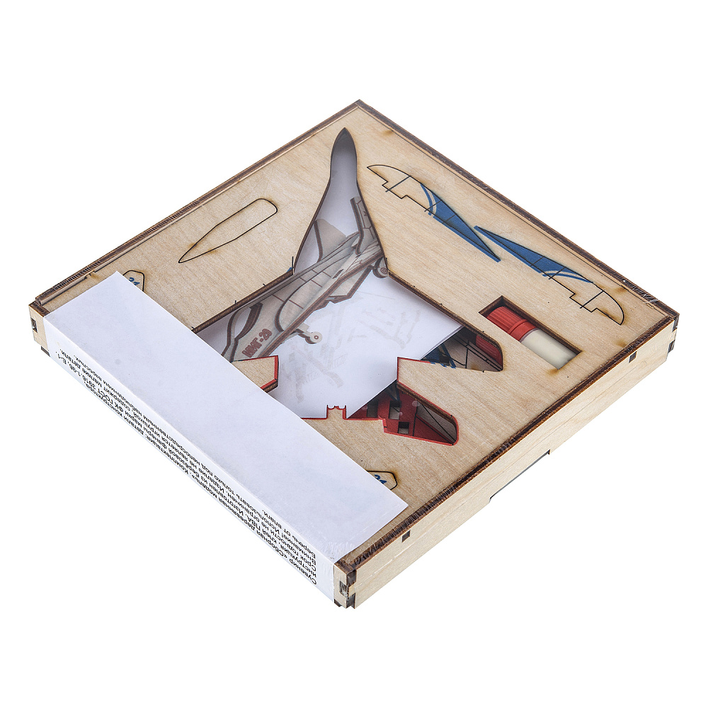 Сборная деревянная модель «Истребитель МИГ-29» - интернет магазин Русь Велика я фото 1