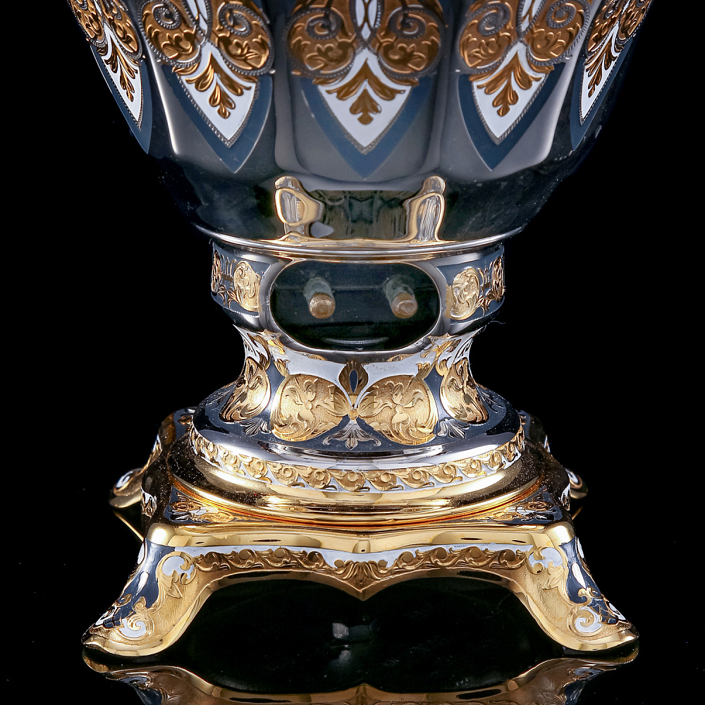 Самовар электрический 3л с позолотой. Златоуст - интернет магазин Русь Велика я фото 9