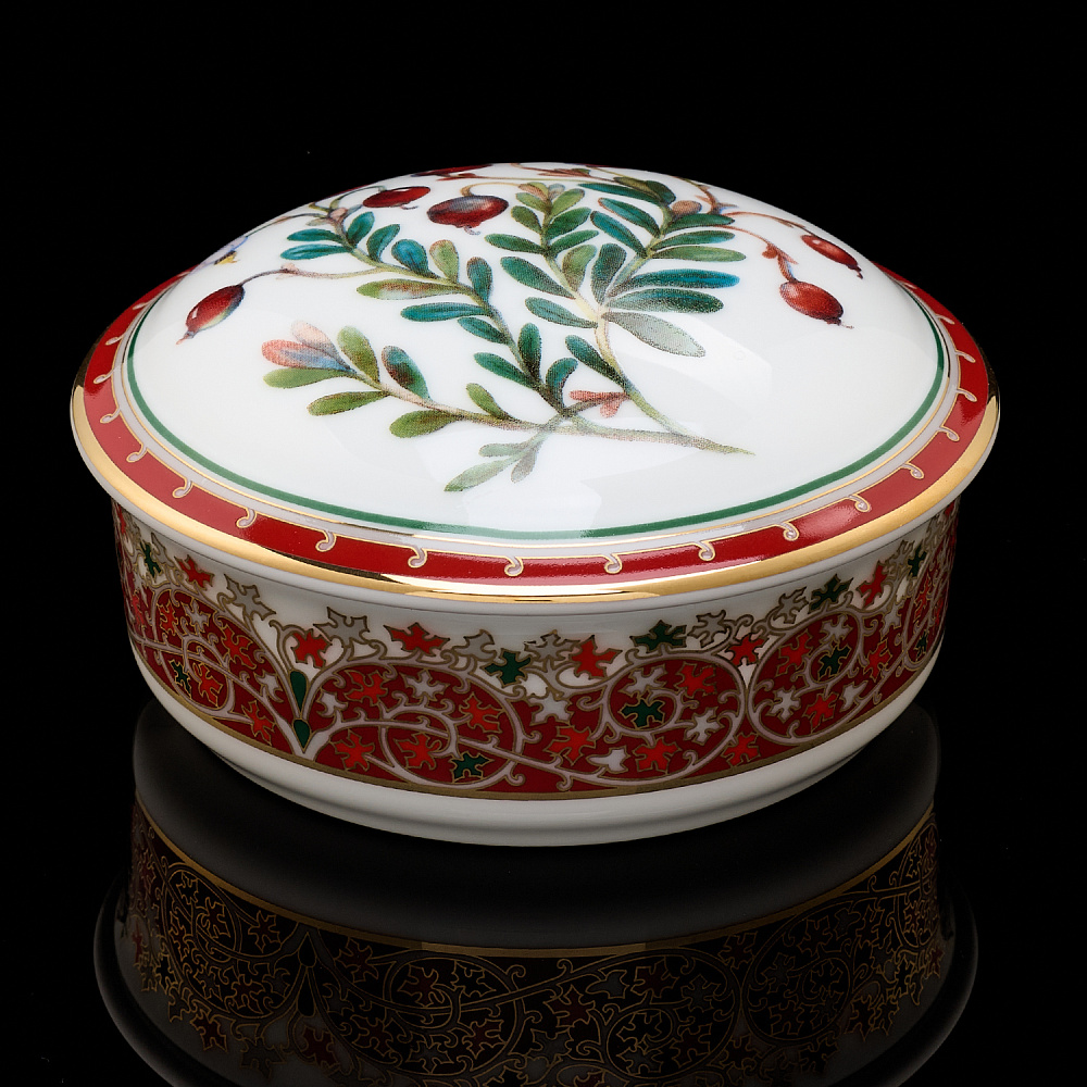 Туалетная коробочка «Клюква заповедная». Форма Круглая. ИФЗ - интернет магазин Русь Велика я 