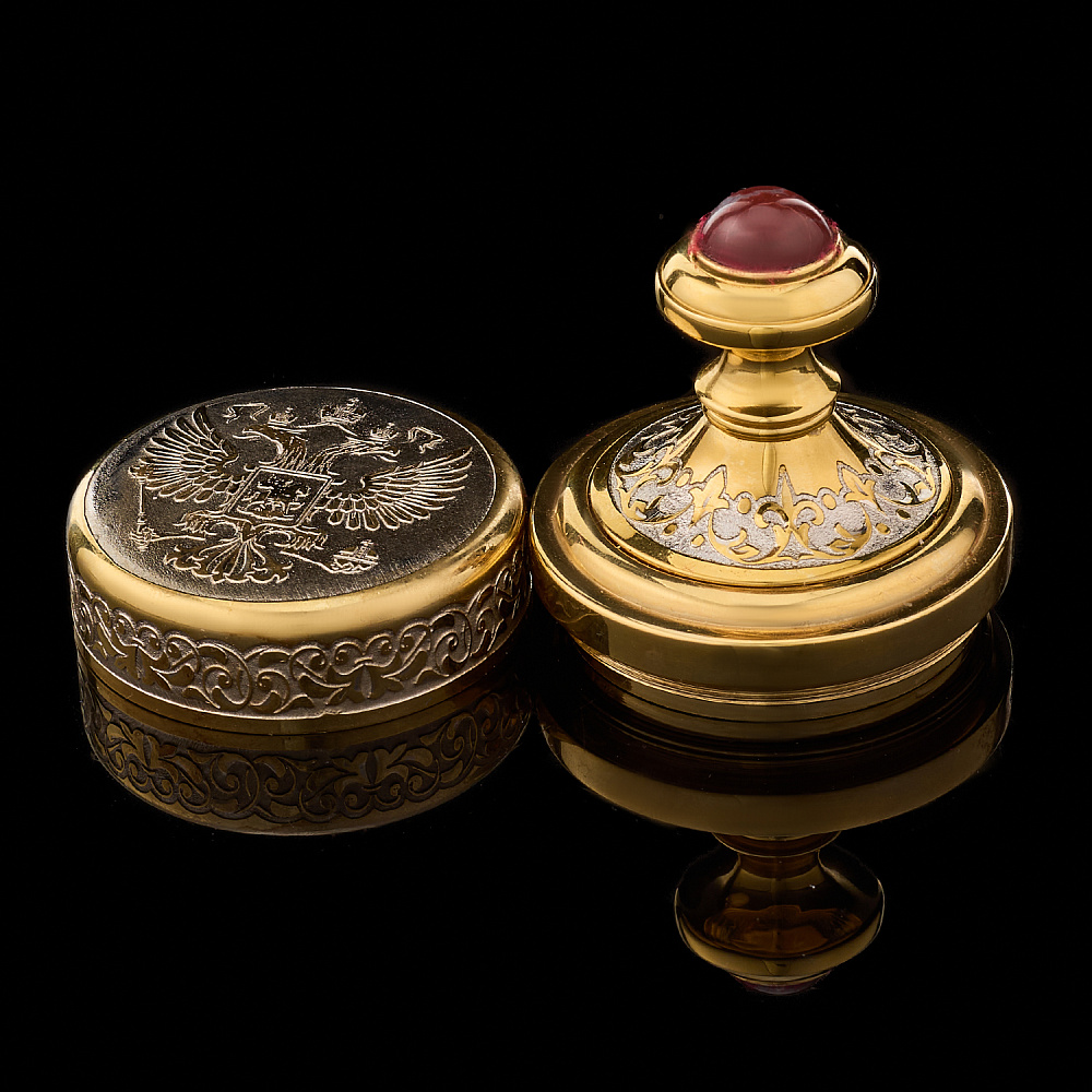 Оснастка под печать с позолотой. Златоуст - интернет магазин Русь Велика я фото 1